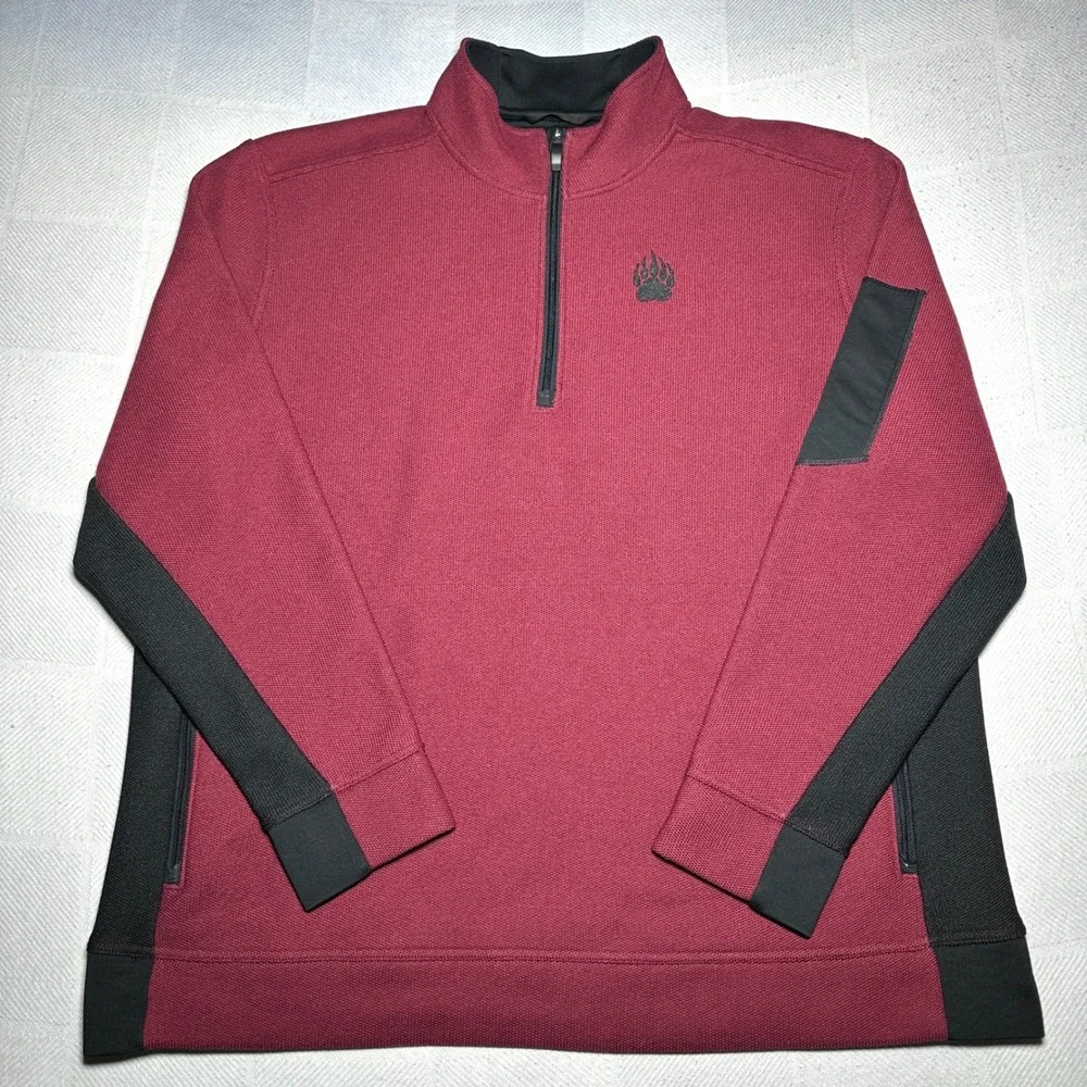 Alaskan Hardgear GravelTec 1/4 Zip Men 2XL Fleece Lined Textured Kangaroo Pocket